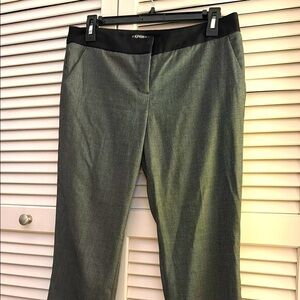 Express Editor Work Pants Y2K Straight Leg Tuxedo Combination EUC Size 4R